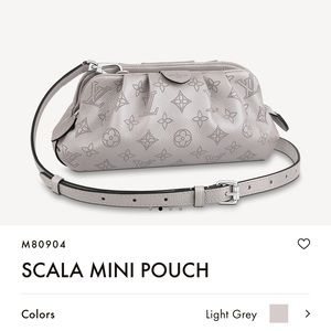 Louis Vuitton-SCALA MINI POUCH 👝 GREY